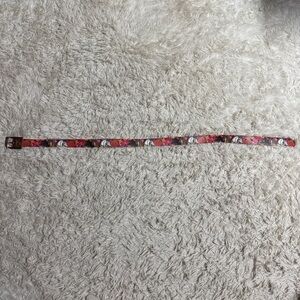 45.75” Floral Horse Pattern C4 Equestrian Horseback Riding Belt. Good Condition.